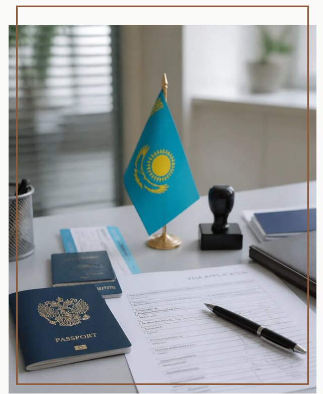 Оформление визы в Казахстан для поездки и работы в Красноярске